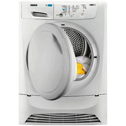 Zanussi ZDP7203 Condenser Freestanding Tumble Dryer, 7kg Load, B Energy Rating, White